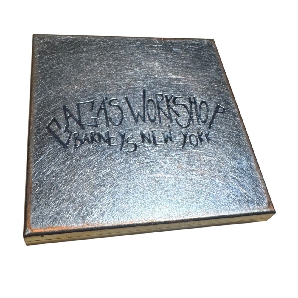 Barneys New York Gagas Workshop Lady Gaga Compact Mirror 2011 Geometric Zigzag